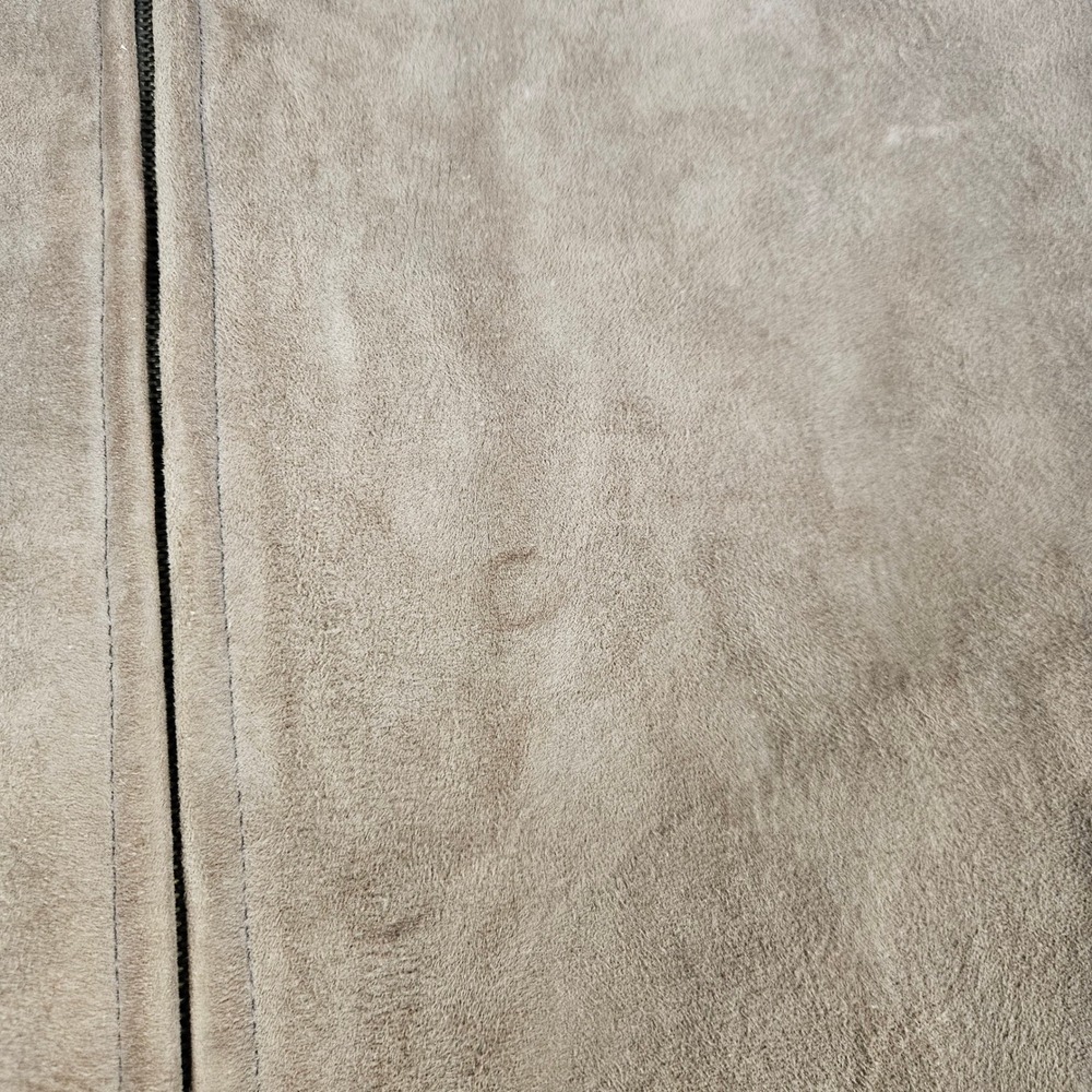 Startown Londontown Vintage Suede Bomber Jacket Men 40 Reg Tan Brown Made in USA - Picture 3 of 11